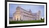 Pisa, Campo Dei Miracoli, Tuscany. Cathedral and Leaning Tower at Dusk, Long Exposure-Francesco Riccardo Iacomino-Framed Photographic Print