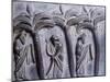 Pisa Cathedral, Saint Ranieri Portal, Detail of Bronze Door Panel with Scene from New Testament-null-Mounted Giclee Print