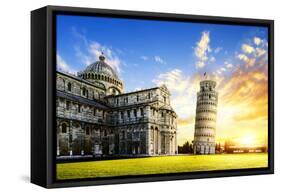 Pisa City-vent du sud-Framed Stretched Canvas