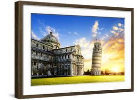 Pisa City-vent du sud-Framed Photographic Print