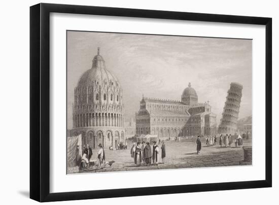 Pisa, Engraved by William Finden (1787-1852)-Samuel Prout-Framed Giclee Print