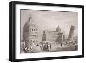 Pisa, Engraved by William Finden (1787-1852)-Samuel Prout-Framed Giclee Print