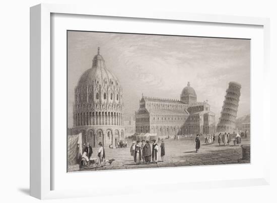Pisa, Engraved by William Finden (1787-1852)-Samuel Prout-Framed Giclee Print