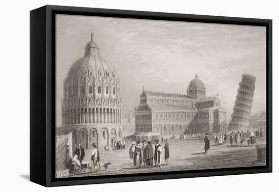 Pisa, Engraved by William Finden (1787-1852)-Samuel Prout-Framed Stretched Canvas