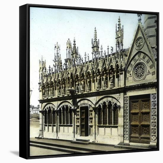 Pisa (Italy), Santa Maria Della Spina Church (1323), Circa 1895-Leon, Levy et Fils-Framed Stretched Canvas