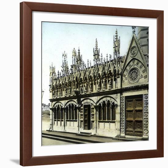 Pisa (Italy), Santa Maria Della Spina Church (1323), Circa 1895-Leon, Levy et Fils-Framed Photographic Print