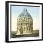 Pisa (Italy), the Baptistery (XIIth-XIVth Century), Circa 1895-Leon, Levy et Fils-Framed Photographic Print