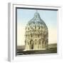 Pisa (Italy), the Baptistery (XIIth-XIVth Century), Circa 1895-Leon, Levy et Fils-Framed Photographic Print