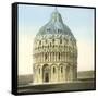 Pisa (Italy), the Baptistery (XIIth-XIVth Century), Circa 1895-Leon, Levy et Fils-Framed Stretched Canvas