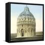 Pisa (Italy), the Baptistery (XIIth-XIVth Century), Circa 1895-Leon, Levy et Fils-Framed Stretched Canvas