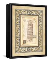 Pisa Postcard-Andrea Laliberte-Framed Stretched Canvas