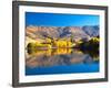 Pisa Range and Lowburn Inlet, Lake Dunstan near Cromwell, Central Otago-David Wall-Framed Photographic Print