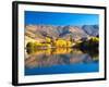 Pisa Range and Lowburn Inlet, Lake Dunstan near Cromwell, Central Otago-David Wall-Framed Photographic Print