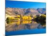 Pisa Range and Lowburn Inlet, Lake Dunstan near Cromwell, Central Otago-David Wall-Mounted Photographic Print