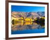 Pisa Range and Lowburn Inlet, Lake Dunstan near Cromwell, Central Otago-David Wall-Framed Photographic Print