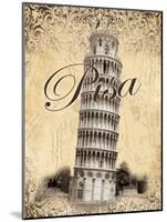 Pisa-Todd Williams-Mounted Art Print