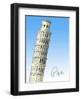 Pisa-The Saturday Evening Post-Framed Giclee Print