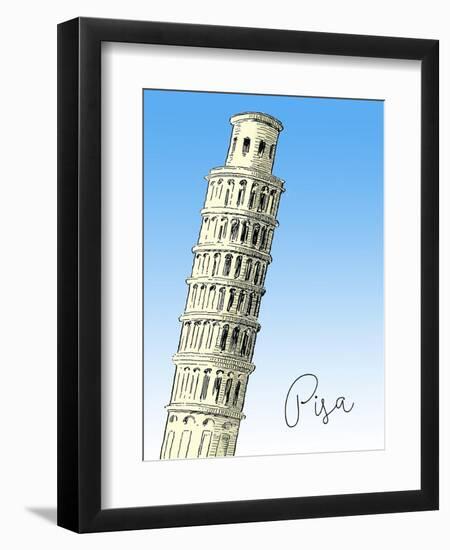 Pisa-The Saturday Evening Post-Framed Giclee Print