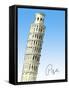 Pisa-The Saturday Evening Post-Framed Stretched Canvas