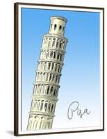 Pisa-The Saturday Evening Post-Framed Premium Giclee Print