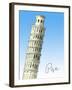 Pisa-The Saturday Evening Post-Framed Giclee Print