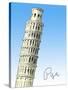 Pisa-The Saturday Evening Post-Stretched Canvas