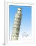 Pisa-The Saturday Evening Post-Framed Giclee Print