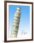 Pisa-The Saturday Evening Post-Framed Giclee Print