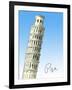 Pisa-The Saturday Evening Post-Framed Giclee Print