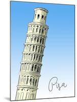 Pisa-The Saturday Evening Post-Mounted Giclee Print