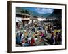 Pisac Market, Pisac, Peru-Steve Vidler-Framed Photographic Print