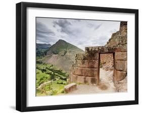 Pisac Ruins, Sacred Valley, Cusco Region, Peru, South America-Karol Kozlowski-Framed Photographic Print