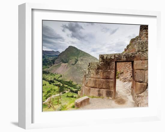 Pisac Ruins, Sacred Valley, Cusco Region, Peru, South America-Karol Kozlowski-Framed Photographic Print