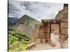 Pisac Ruins, Sacred Valley, Cusco Region, Peru, South America-Karol Kozlowski-Stretched Canvas