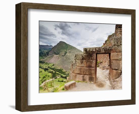 Pisac Ruins, Sacred Valley, Cusco Region, Peru, South America-Karol Kozlowski-Framed Photographic Print