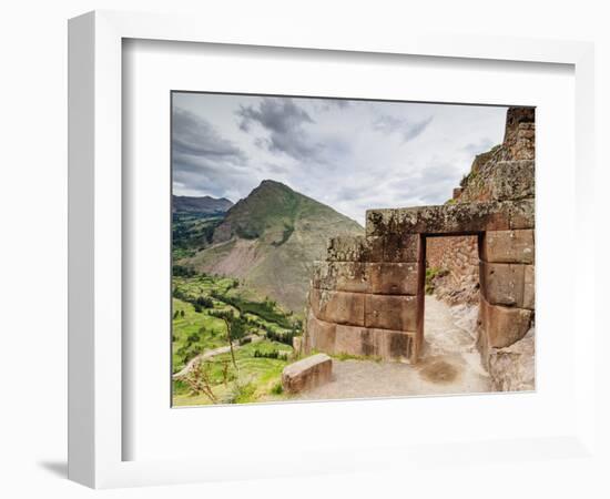 Pisac Ruins, Sacred Valley, Cusco Region, Peru, South America-Karol Kozlowski-Framed Photographic Print