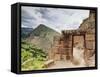 Pisac Ruins, Sacred Valley, Cusco Region, Peru, South America-Karol Kozlowski-Framed Stretched Canvas