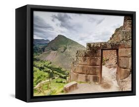 Pisac Ruins, Sacred Valley, Cusco Region, Peru, South America-Karol Kozlowski-Framed Stretched Canvas