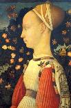 Portrait of Ginevra D' Este-Pisanello Antonio di Puccio Pisano-Stretched Canvas