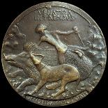 Medal in Memory of Giovanni Francesco Gonzaga-Pisanello-Stretched Canvas