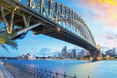 Sydney, Australia. Amazing Skyline at Dusk.-pisaphotography-Photographic Print