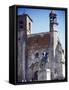 Pisarro Statue and Church Founded by Isabella Catholic, Trujillo, Spain-null-Framed Stretched Canvas