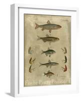 Pisces Composition I-null-Framed Art Print