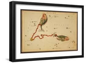 Pisces Constellation, Zodiac Sign, 1825-Science Source-Framed Giclee Print