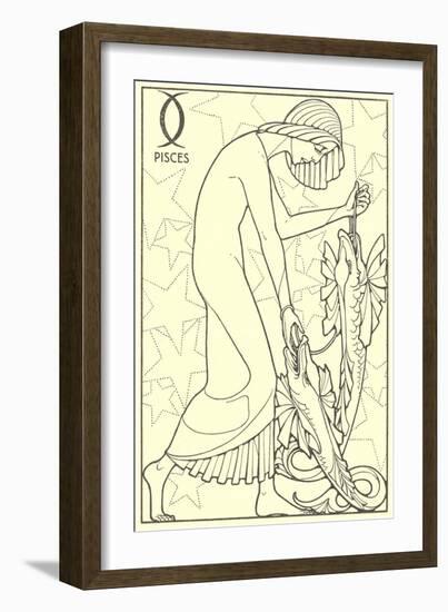 Pisces, the Fishes-null-Framed Art Print