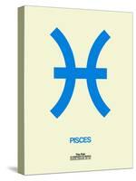 Pisces Zodiac Sign Blue-NaxArt-Stretched Canvas