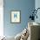 Pisces Zodiac Sign Blue-NaxArt-Framed Art Print displayed on a wall