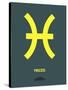 Pisces Zodiac Sign Yellow-NaxArt-Stretched Canvas