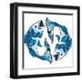 Pisces-worksart-Framed Art Print