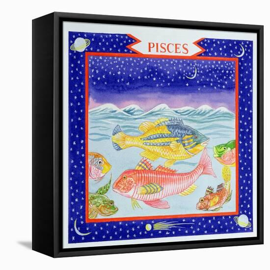 Pisces-Catherine Bradbury-Framed Stretched Canvas